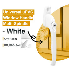 UPVC Window Handle Universal Espag Key Locking For Double Glazing- White UK
