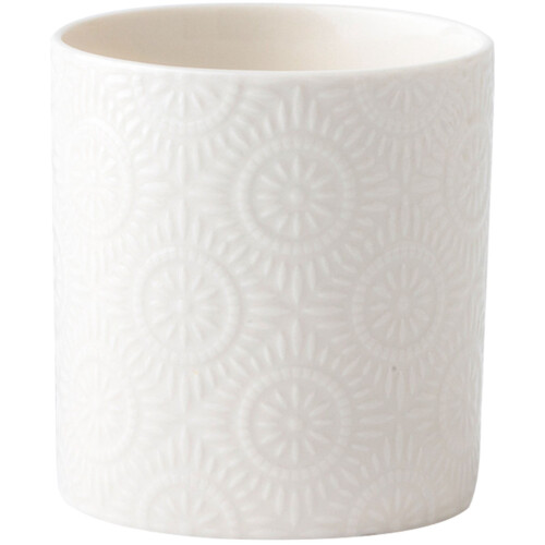 Ceramic Relief Storage Jar Kitchen Organizer 1 piece 1