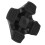Quad Support Cane Tip Rubber Replacement 4-Pack 5