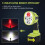18V LED Flashlight for Ryobi ONE+ 12W 1120LM Red Night 6