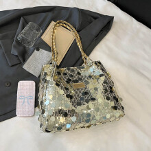 Sac bandoulière western à paillettes (1 pièce)