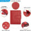 Women's RFID-Blocking Bifold Leather Wallet with Zipper 5