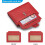 Women's RFID-Blocking Bifold Leather Wallet with Zipper 6