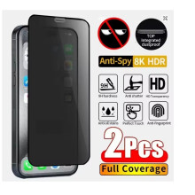 2 PACK Tempered Glass Screen Protector for iPhone 6 Black Colour Front & Back