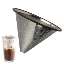 Stainless Steel Reusable Coffee Filter Fine Mesh for 1-3