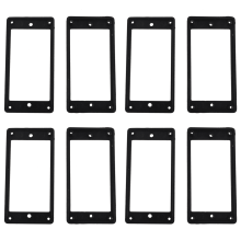 Flat Humbucker Pickup Mounting Ring Frame ABS 8 pcs