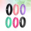 Women's Wide Silicone Wedding Rings with Wave Pattern 3