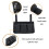 COMEET Wheelchair Armrest Storage Bag Waterproof 7