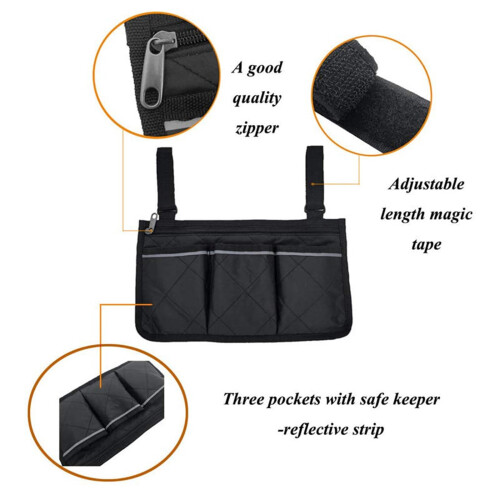 Waterproof Wheelchair Backpack Storage Bag 1