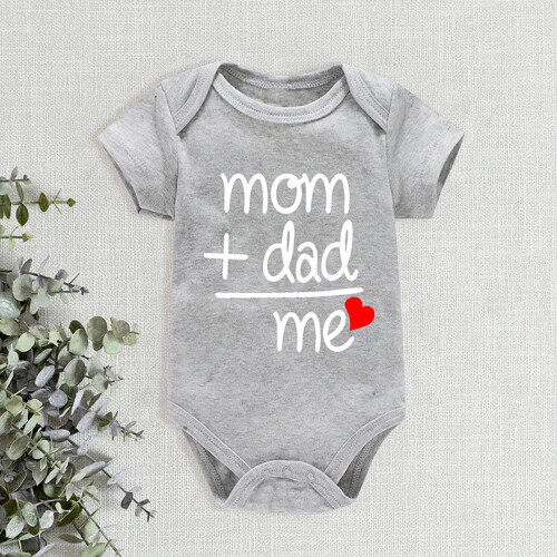 Baby Bodysuits Short Sleeve Letter Print Fall Rompers 18M 2