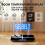 Digital Bathroom Scale 396 lbs LCD KG/LB Switch Temp 6