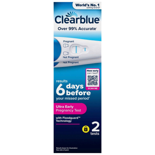 Clearblue 2 Clearblue Pregnancy Tests Ultra Early Detection Testing Stick Kits