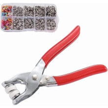 Set da cucire con bottoni in metallo semicolorati 100/200/300 pezzi con