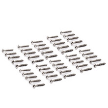 Steel Nickel Guitar Bridge Screws 50 pcs
