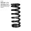 Rear Shock Absorber Spring Heavy Duty 30mm 350-650 lbs 1