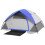 Two Man Single Room Dome Tent, with Accessories - Dark Blue/Grey 2