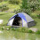 Two Man Single Room Dome Tent, with Accessories - Dark Blue/Grey 3