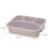 Boîte à lunch réutilisable à 4 compartiments en plastique pour aliments 1