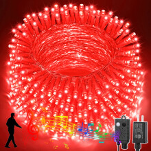 Guirlande lumineuse de Noël miniature 10 m (33 pi) 100 DEL rouges