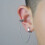 Punk Cross Tassel Earrings Metal Chain Clip Stud 5