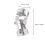 Silver Universal Joint Motor Connector 5 pcs for RC 2