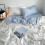 King Bedding Set Washed Polyester 4PC 6