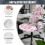 Housse extensible pour chaise de bureau, motif papillon et fleurs, taille L 6