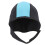 Rubber Elastic Bathing Hat with Ear Plugs Black 4