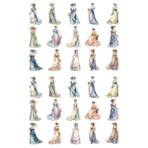 Decorative Handbook Sticker Sheet for Adults Journaling