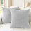 Housses de coussin décoratives en chenille 45 x 45 cm (lot de 2) 1
