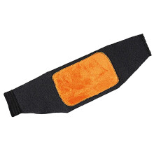 Ceinture de soutien lombaire noire respirante pour soulager les douleurs dorsales
