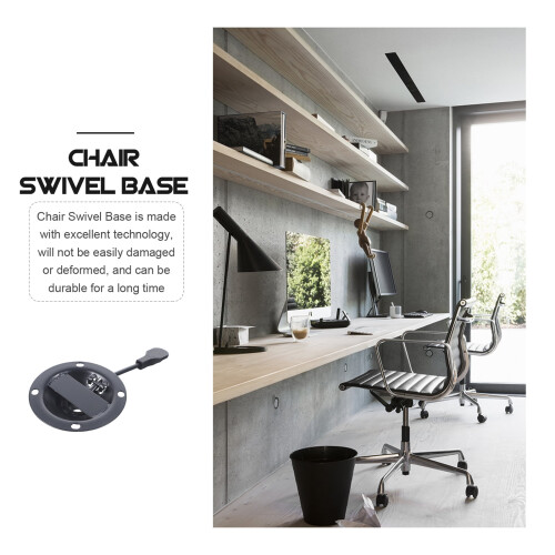 Office Chair Base Replacement Black Swivel Plate 1 Piece 1