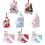 Baby's First Christmas Ornament 2025 Red Pink Blue 4