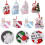 Baby's First Christmas Ornament 2025 Red Pink Blue 5