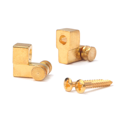 Golden Bass Guitar String Rollers 1.2 x 1.15 x 1 cm 2-Pack 1