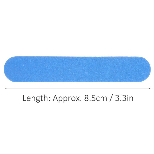 Doppelseitiges Nagelfeilen-Set, blau, 100er-Packung 2
