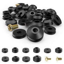 Leakproof Faucet Washers Set Flat Beveled Rubber 1 Set