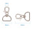 Swivel Hook Dog Tag Clips for DIY Handmade Tags 20 Pack 2