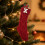 Weihnachtsstrümpfe mit Initialen, 45 cm lang, gestickt 2