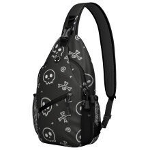 Sac bandoulière papillon gothique lune pour femmes et hommes