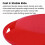 Red Snow Sled 2FT Portable Toboggan with Rope 2 Pack 6