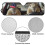 Foldable Capybara Windshield Sun Shade for Jeep Wrangler TJ 6