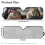 Foldable Capybara Windshield Sun Shade for Jeep Wrangler TJ 5