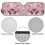 Pink Butterfly Windshield Sun Shade for Jeep Wrangler 5