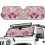 Pink Butterfly Windshield Sun Shade for Jeep Wrangler 2