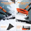 Car Ice Scraper with Extendable Snow Brush 43 inch 4