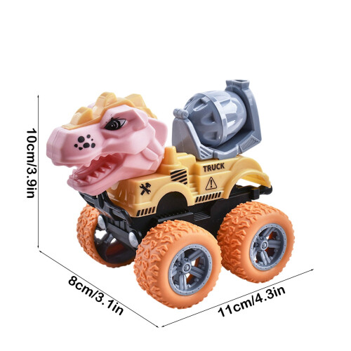 Dinosaur Construction Toy Car Push & Go Engineering Vehicle 2