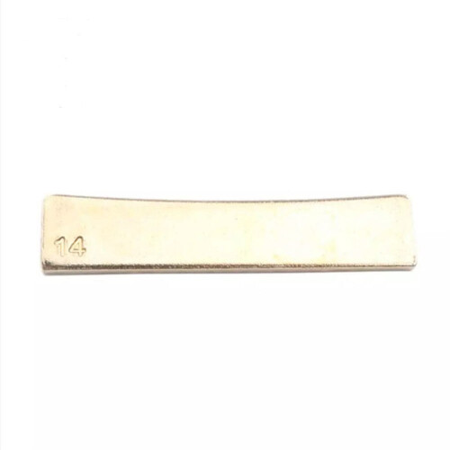Brass Guitar Fret Press Caul 14 Inch Radius
