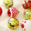Christmas Tree Ornaments Red Green Gold 16PCS 5