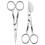 Precision Crafting Scissors Set 2 pcs 3CR13 Stainless Steel 1